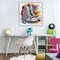 Stupell Industries Colorful Sneakers Graffiti Splash Framed Giclee, design by Creative Studio